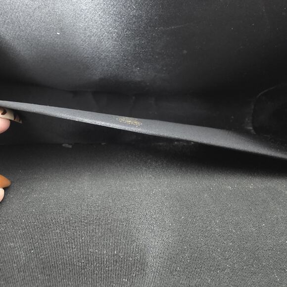 Vintage 70s Gucci Blondie GG Canvas Purse Clutch Brass Chain Made in Italy Black - Picture 13 of 14